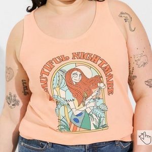 Torrid Disney Nightmare Before Christmas Cotton Classic Fit Scoop Neck Tank